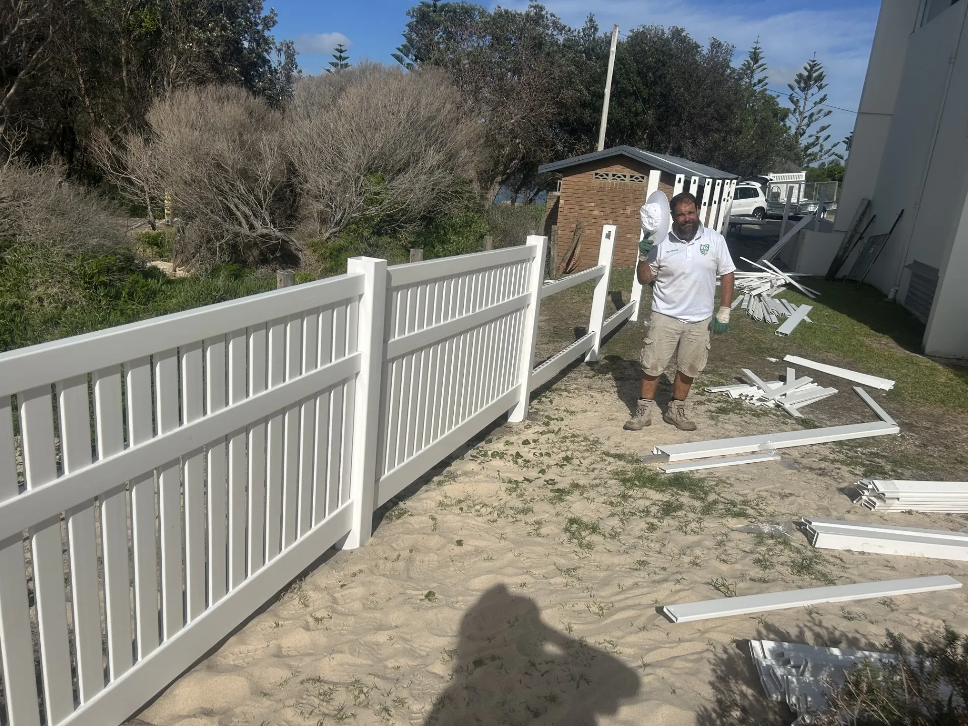 central coast pvc fence installation